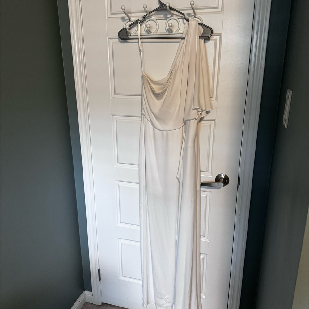 BCBG Petite White Dress